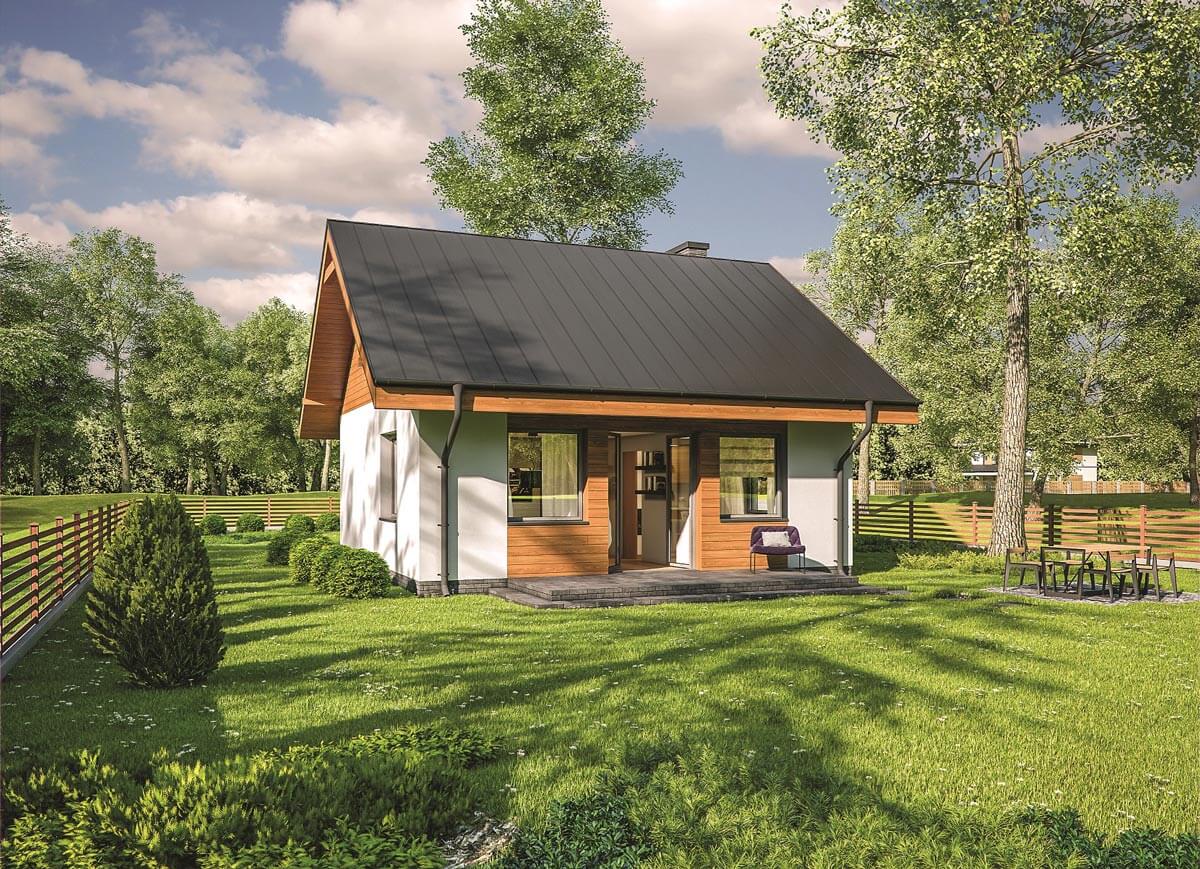 Projekt domu - C333i Miarodajny - wariant IX z kolekcji Murator, arch. Przemysław Biryło