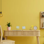 żółty kolor ścian z czym łączyć