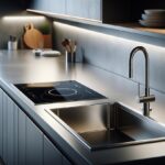 odległość płyty indukcyjnej od zlewu